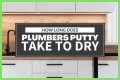 How long does it take for spot putty to dry?